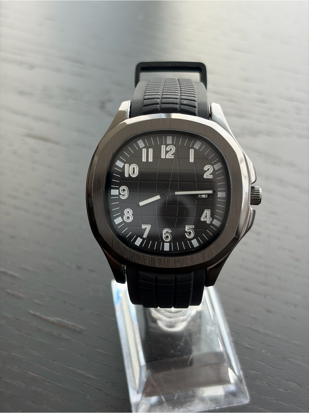 Luxury Aquanaut Style Men’s Black Sport Watch